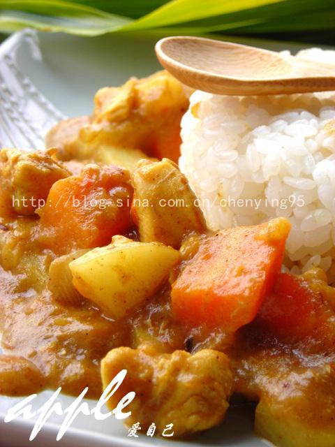 果香四溢咖喱鸡饭的做法