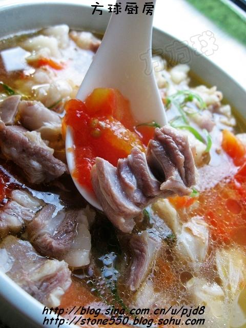 羊肉西红柿汤的做法