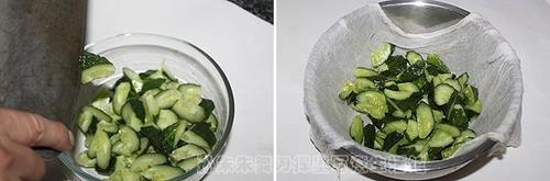 油黄瓜的做法