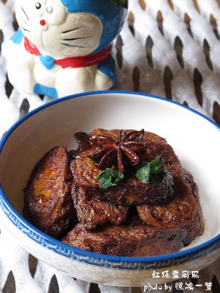 红烧素同肠的做法