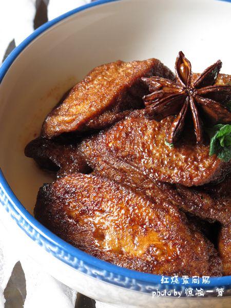 红烧素同肠的做法