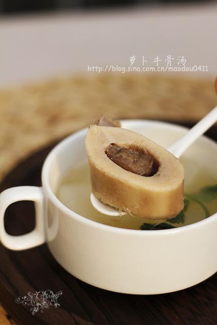 萝卜牛骨汤的做法
