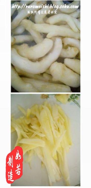 姜丝肉末的做法