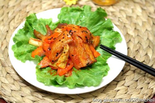 韩式辣炒五花肉的做法