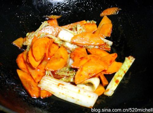 韩式辣炒五花肉的做法