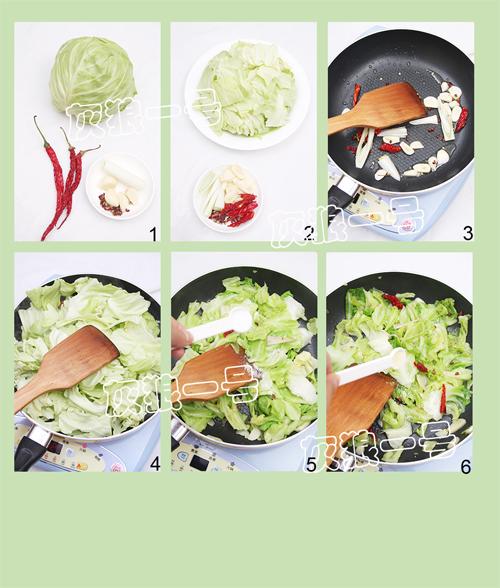 手撕麻辣包菜的做法