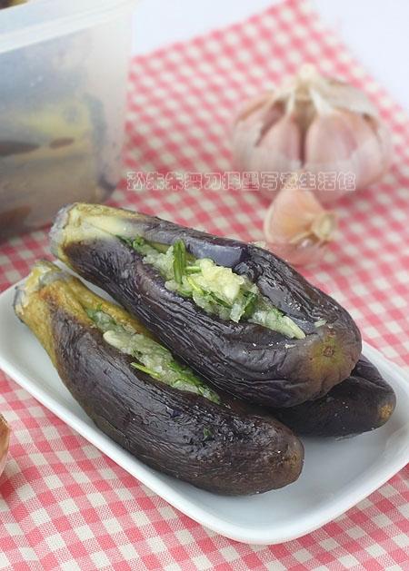 蒜茄子的做法