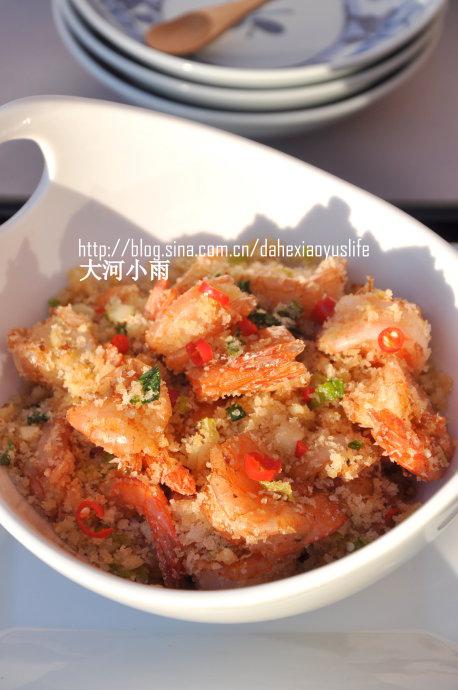 避风塘炒虾的做法