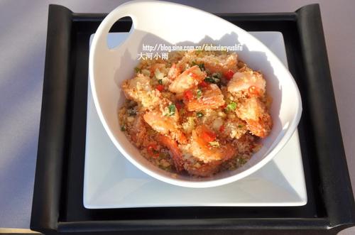 避风塘炒虾的做法