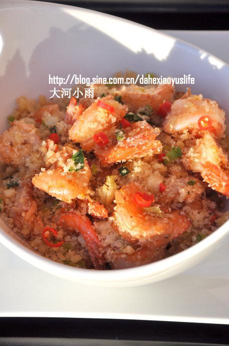 避风塘炒虾的做法