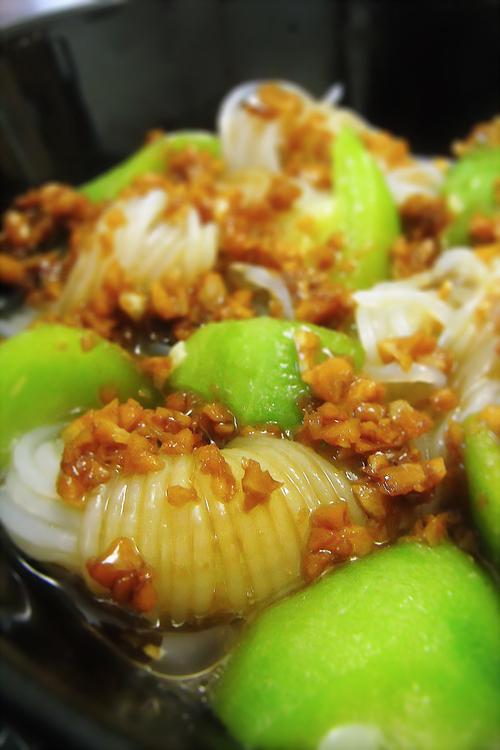 丝瓜炒魔芋的做法