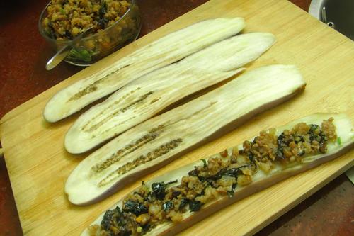 紫苏茄肉卷的做法