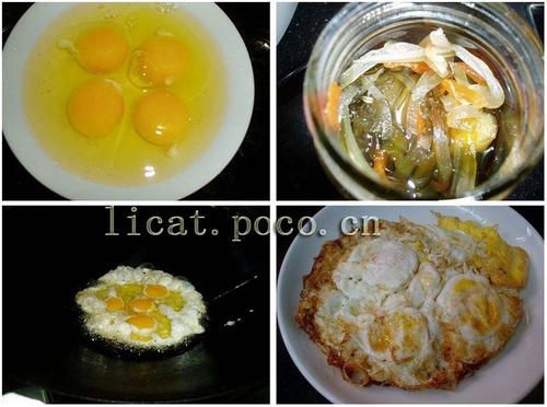 五柳炸蛋的做法
