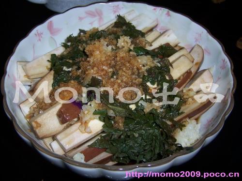 紫苏蒸茄子的做法