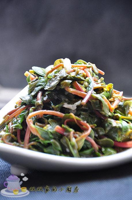 凉拌马齿笕的做法