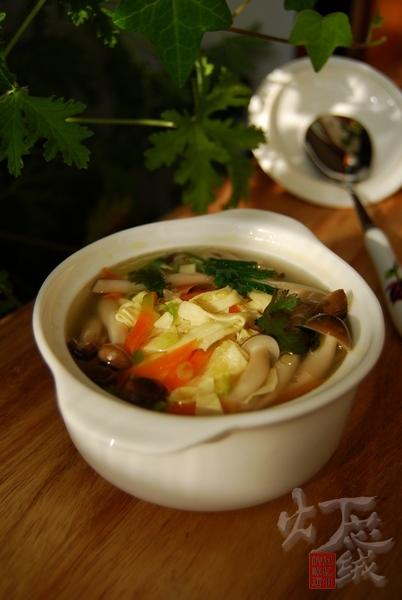 油皮蘑菇汤的做法