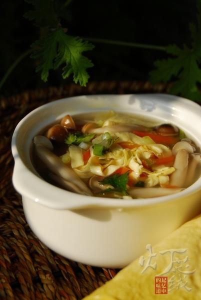 油皮蘑菇汤的做法