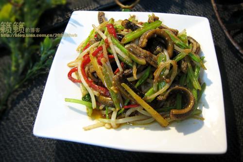 沙茶炒鳝丝的做法