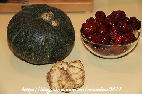 红枣南瓜百合蒸的做法