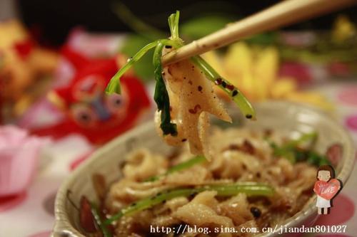 豆豉牛百叶的做法