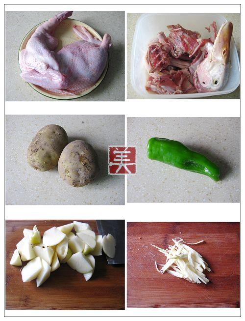 土豆焖鸭的做法