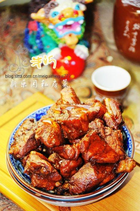 黄酒陈皮烧排骨的做法