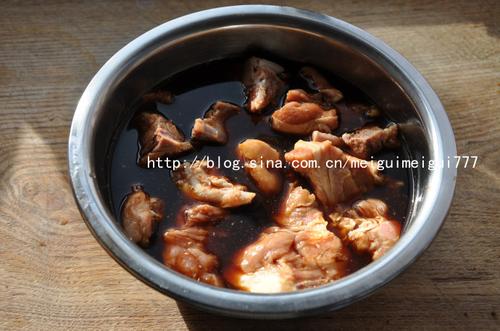 黄酒陈皮烧排骨的做法