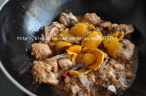 黄酒陈皮烧排骨的做法