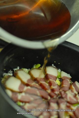 电饭锅腊肉杂粮饭的做法