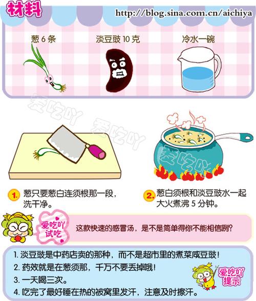 淡豆豉葱白汤的做法