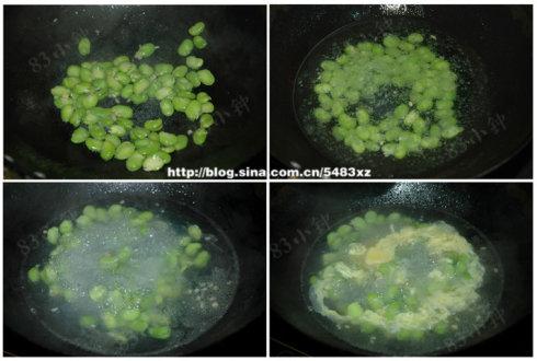 蚕豆米蛋花汤的做法