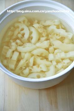 粉蒸莲藕的做法