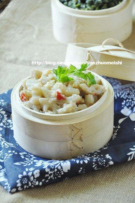 粉蒸莲藕的做法