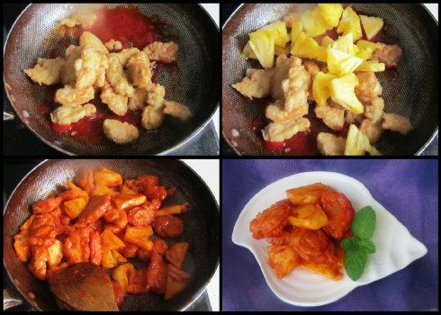 菠萝里脊肉的做法