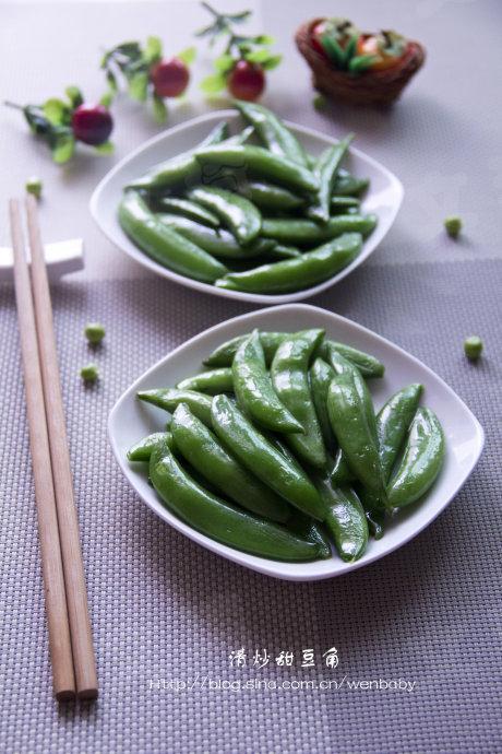 清炒甜豆角的做法