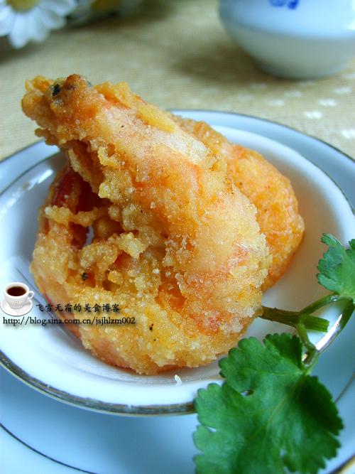 酥炸虾的做法