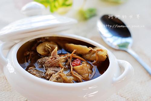 花旗参石斛虫草花鸭骨汤的做法