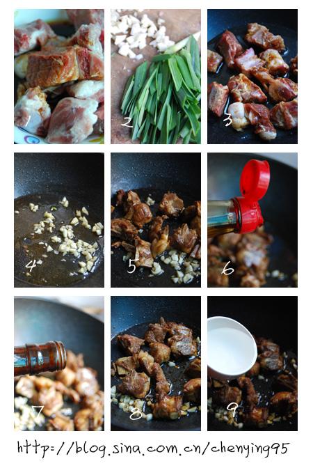 蒜香回锅排骨的做法