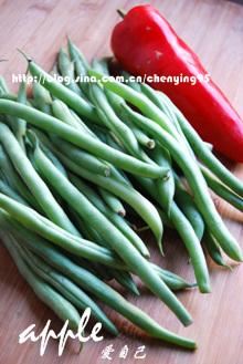 肉末四季豆的做法