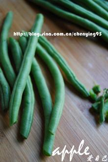 肉末四季豆的做法