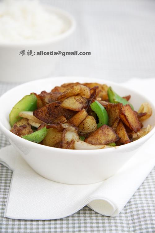 孜然回锅土豆的做法