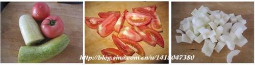 番茄老黄瓜汤的做法