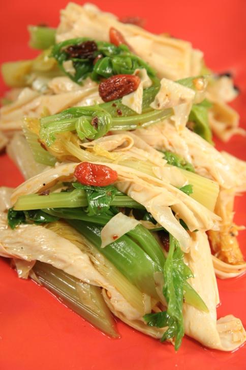 腐竹拌芹菜的做法