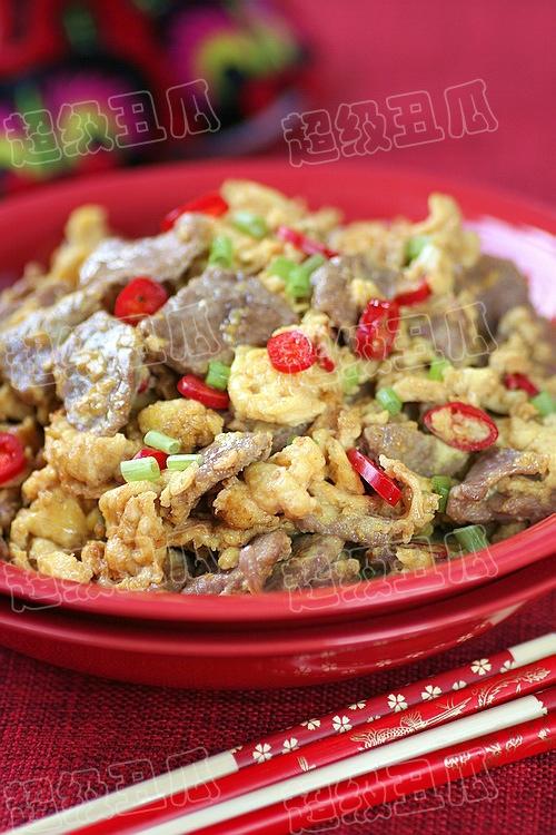 滑蛋牛肉的做法