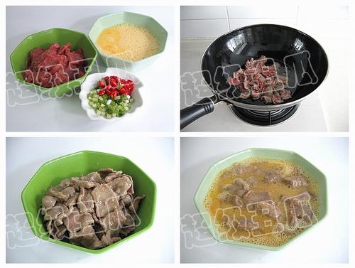 滑蛋牛肉的做法