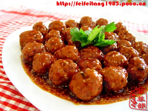 日式照烧肉丸的做法