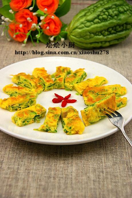 苦瓜煎蛋的做法