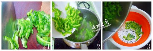 苦瓜煎蛋的做法