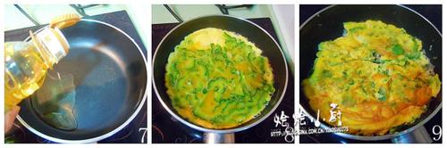 苦瓜煎蛋的做法