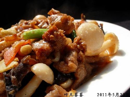 时蔬熘鹿肉的做法